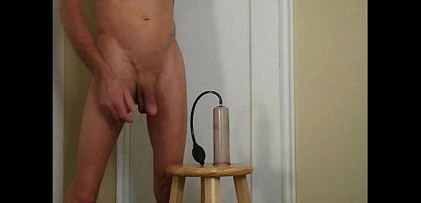  Huge Pumped Cock Solo Ass Fuck Fisting and Cumshot